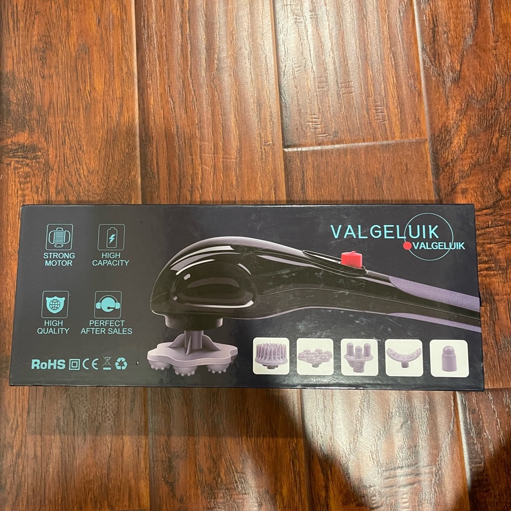 Nib Valgeluik Model Back Massager 5 Heads Handheld Cordless JH-B6